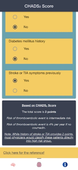 AF Stroke Risk 3.1 Screenshot
