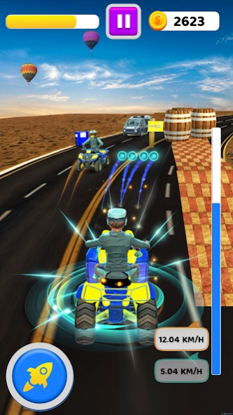 Quad Bike Traffic Shooting Gam 6.9 Screenshot