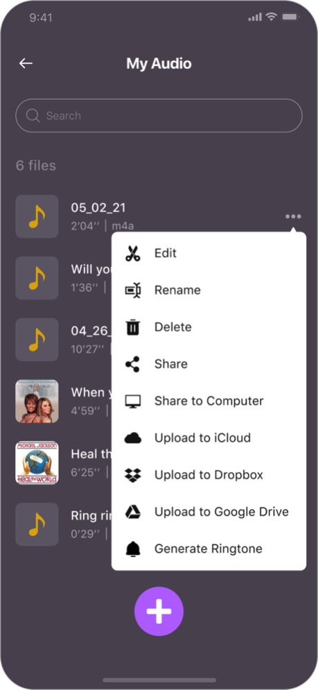 Audio editor - Mp3 cutter 1.1 Screenshot