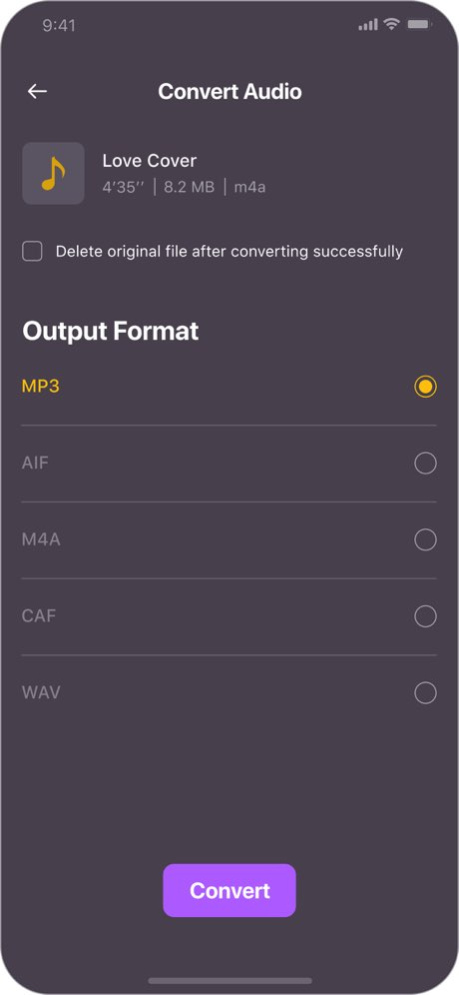 Audio editor - Mp3 cutter 1.1 Screenshot