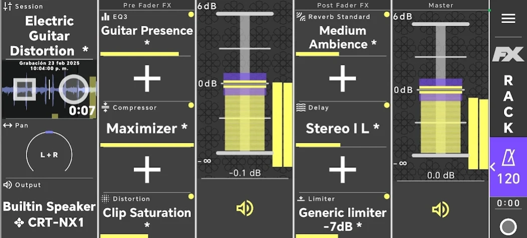 Renetik: FX Recorder  Screenshot