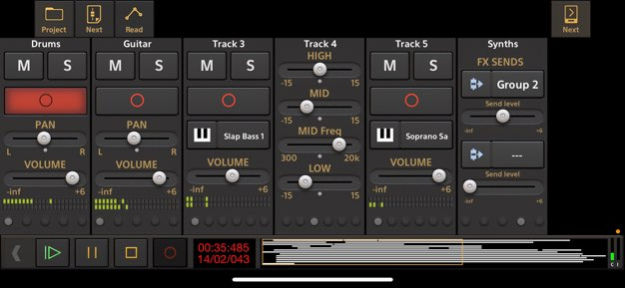 Audio Evolution Mobile Studio 7.3.2 Screenshot
