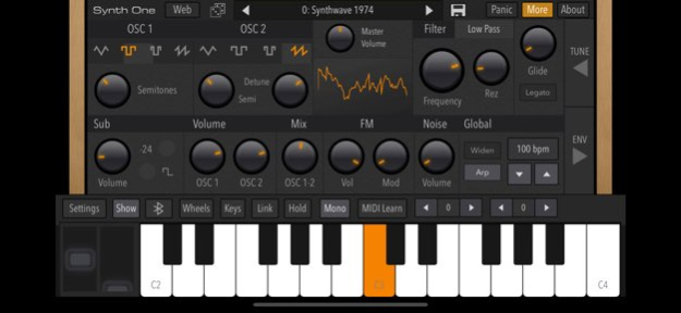 AudioKit Synth One Synthesizer 1.9.2 Screenshot