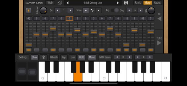 AudioKit Synth One Synthesizer 1.9.2 Screenshot