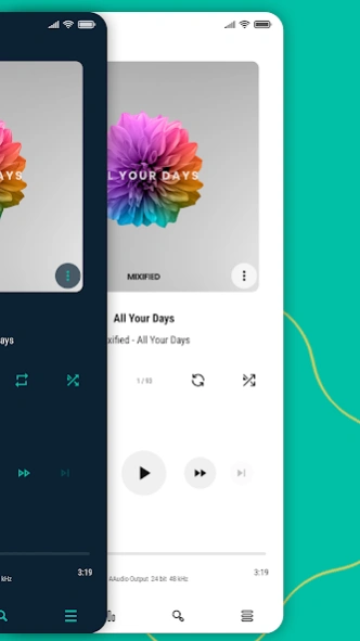 Aurora - Poweramp Skin 10.6.4 Screenshot