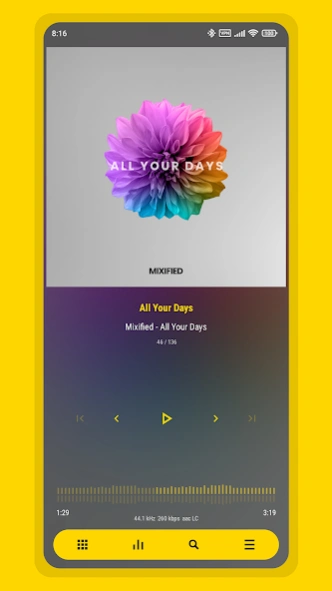 Aurora - Poweramp Skin 10.6.4 Screenshot