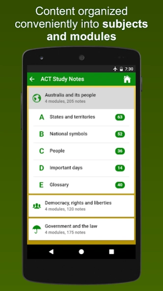 Australian Citizenship Notes 1.0.0 Screenshot