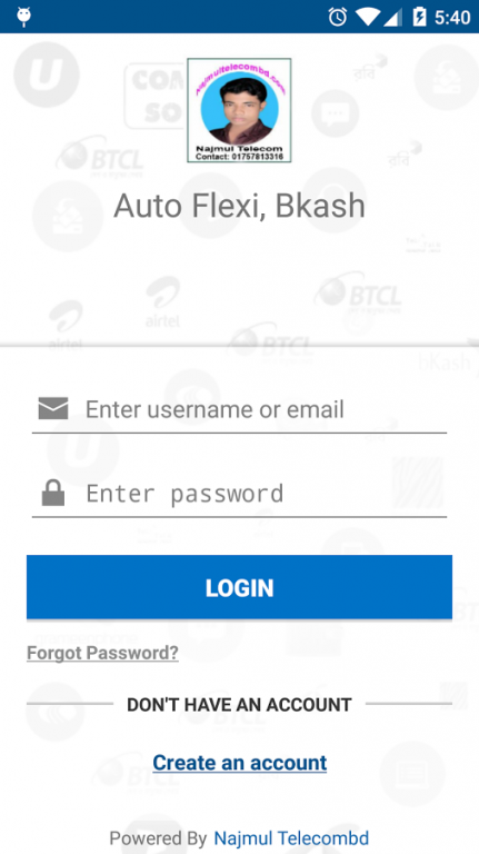 Auto Flexi, Bkash 16 Screenshot