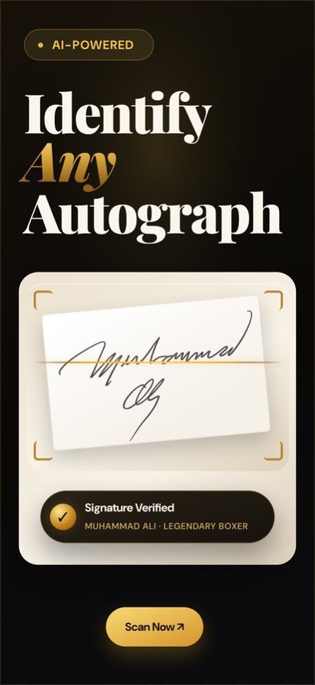 Autograph Identifier: AI Value 2.1 Screenshot