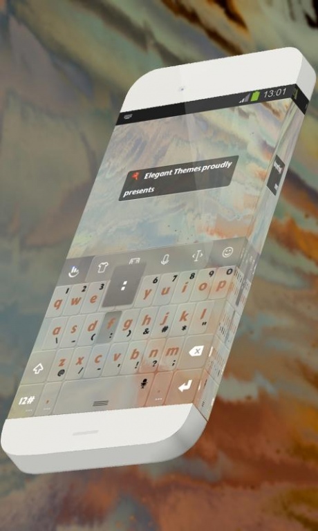 Autumn red Keypad Theme 2.1 Screenshot