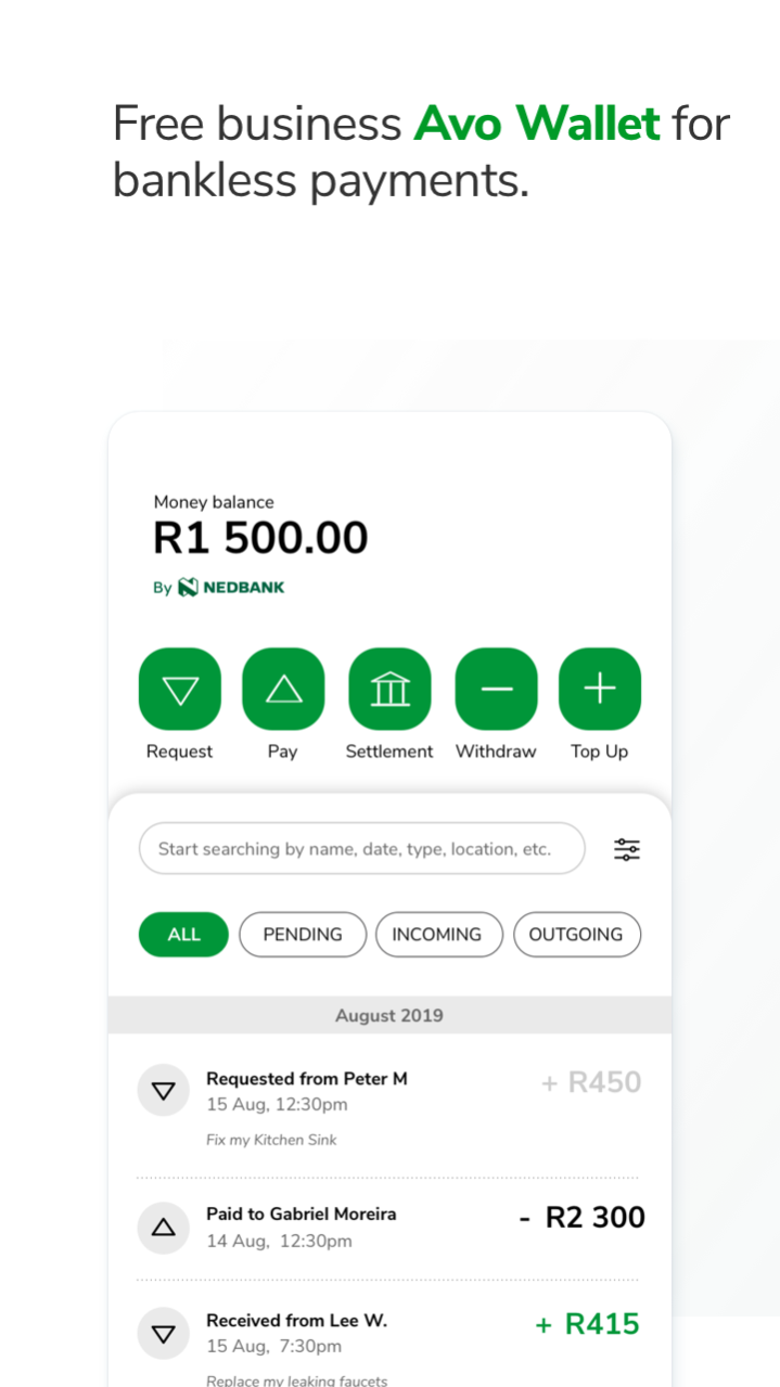 Avo Business by Nedbank 2.0.30 Screenshot