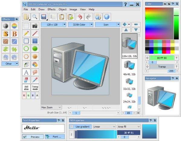 AWicons Pro 10.2 Screenshot