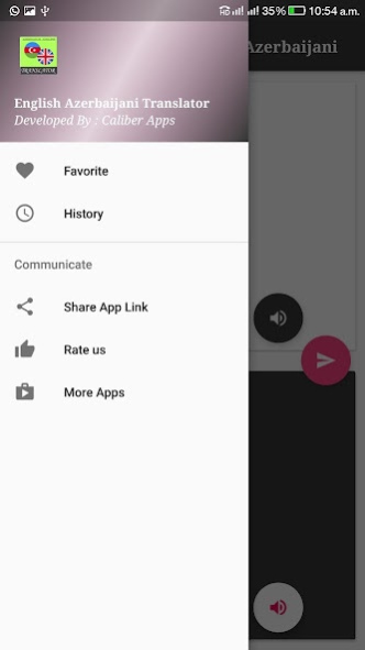 Azerbaijani-English Translator 1.0 Screenshot
