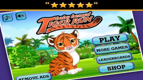 Baby Bengal Tiger Run : A Happy Day in the Life of Fluff the Tiny Tiger  Screenshot