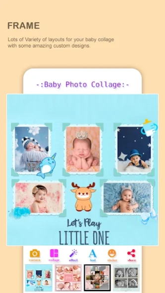 Baby Photo Collage  Screenshot