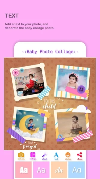 Baby Photo Collage  Screenshot