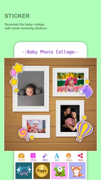 Baby Photo Collage  Screenshot
