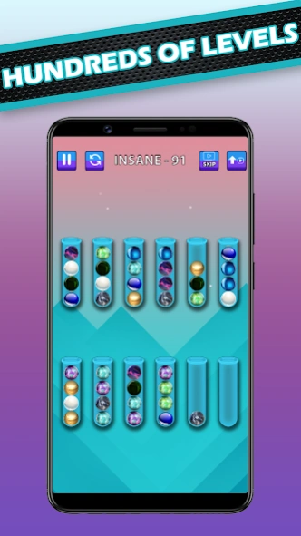 Ball sort puzzle: marble color 1.0 Screenshot