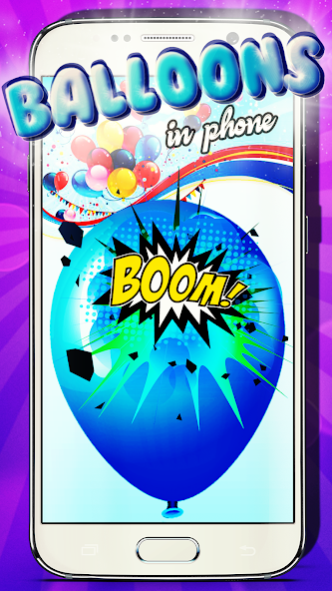 Balloons in phone 1.0 Screenshot