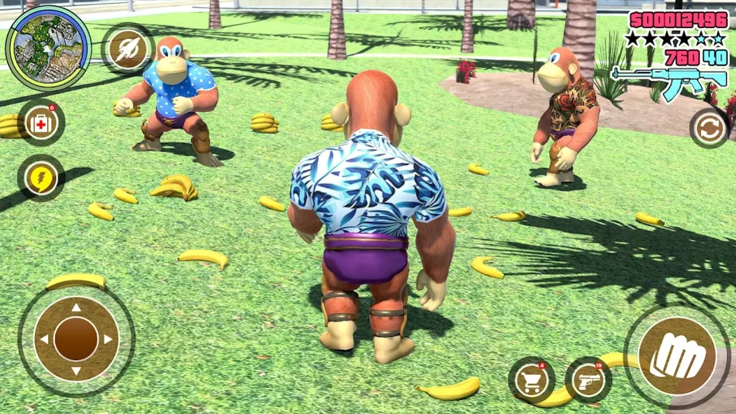 Banana King Fight Gorilla game 1.0.17 Screenshot