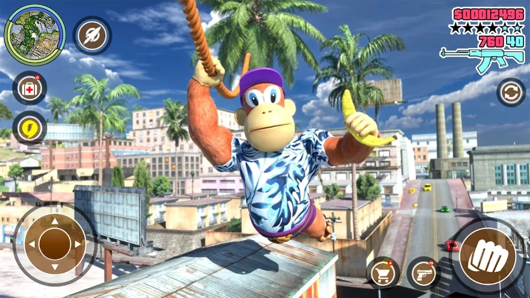 Banana King Fight Gorilla game 1.0.17 Screenshot