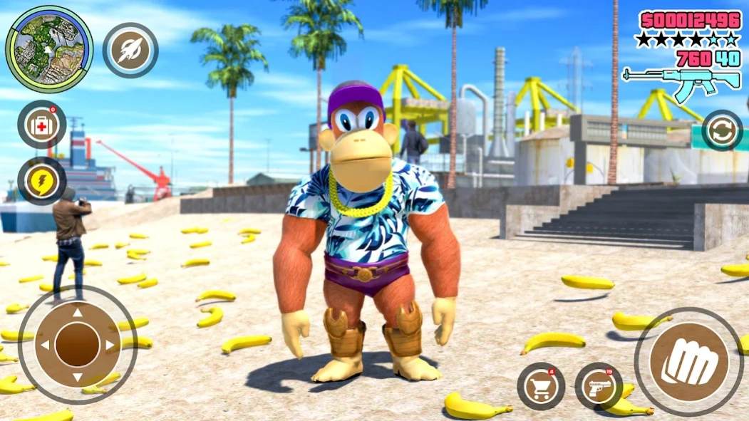 Banana King Fight Gorilla game 1.0.17 Screenshot