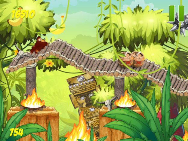 Banana Monkey Jungle Run Game 2- Gorilla Kong Lite 2.0 Screenshot