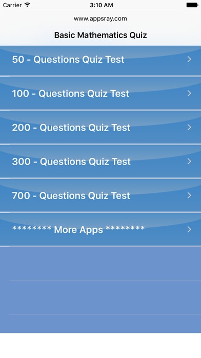 Basic Mathematics Pro 1.0 Screenshot