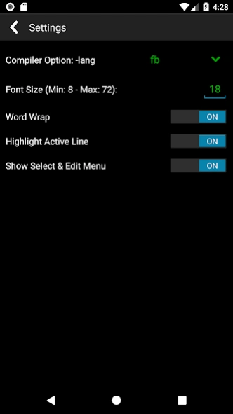 BASIC Programming Compiler 2.8 Screenshot