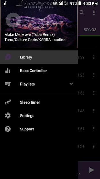 Bass Music Player Pro 1.2.1 Screenshot