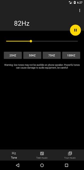 Bass Tester 2.0.1 Screenshot