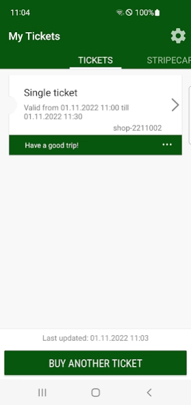 BAT Mobileticket 2.3 Screenshot