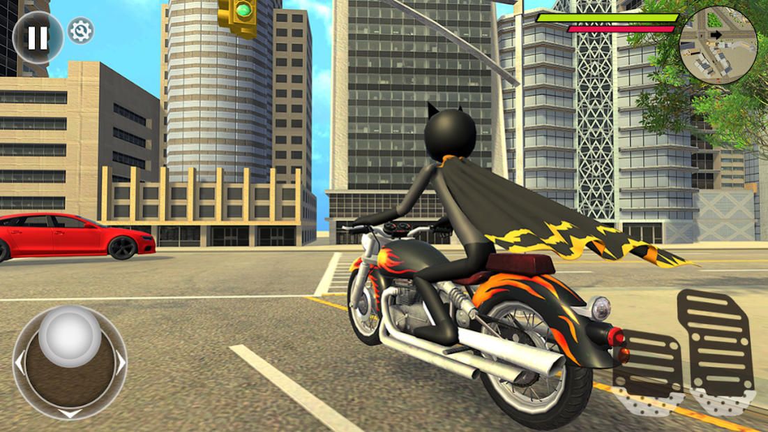 Bat Rope Hero Stickman Crime - Gangster Mafia Game 1 Screenshot