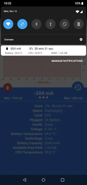 Battery Monitor Pro 1.15 Screenshot