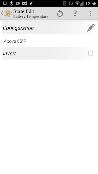 Battery Temp - Tasker Plug-In 1.0.0 Screenshot