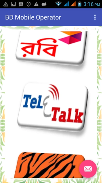 BD Mobile Operator 1.0 Screenshot