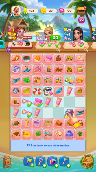 Beach Bliss: Merge Puzzle 1.1.0 Screenshot