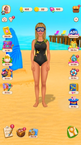 Beach Bliss: Merge Puzzle 1.1.0 Screenshot