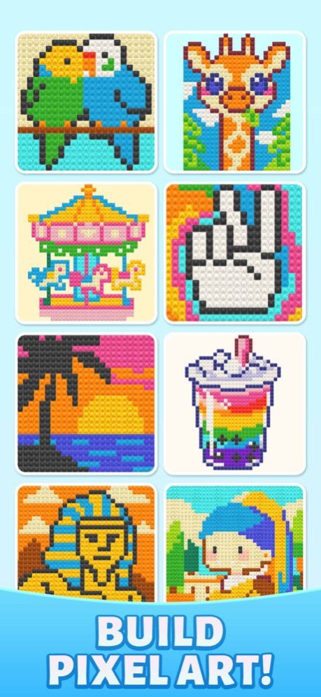 Beads Coloring: Jewel Pixel 3D 1.4 Screenshot