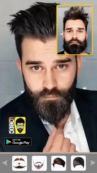 Beard man photo editor 02.01.08 Screenshot