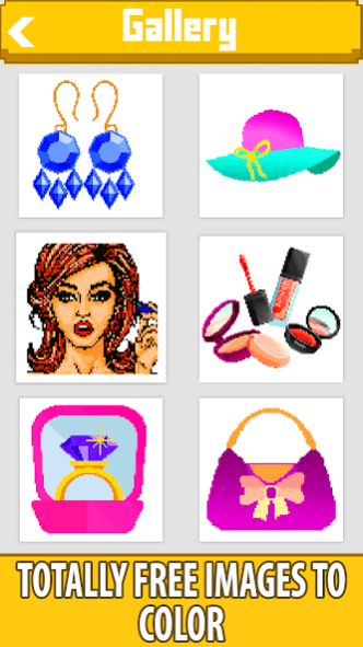 Beauty Pixel Art Coloring Book 3.0 Screenshot