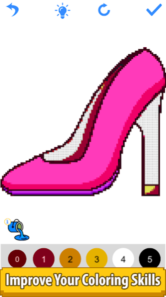 Beauty Pixel Art Coloring Book 3.0 Screenshot