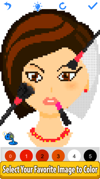 Beauty Pixel Art Coloring Book 3.0 Screenshot