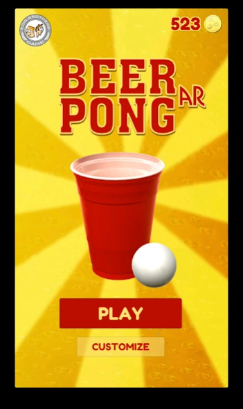 Beer Pong AR 1.0 Screenshot