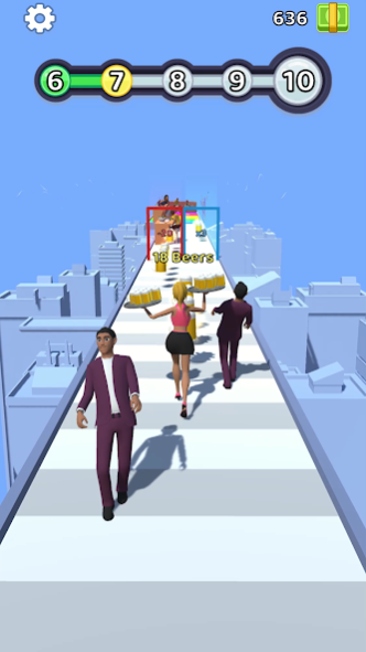 Waitress Run 3D 1.0 Screenshot