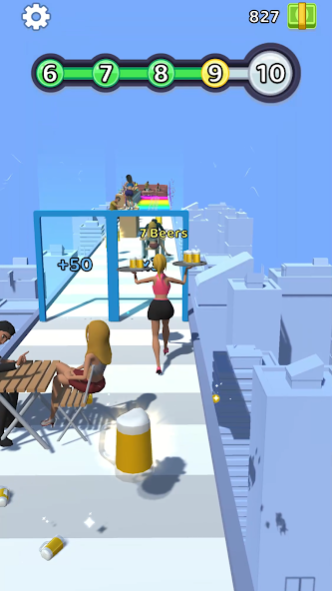 Waitress Run 3D 1.0 Screenshot
