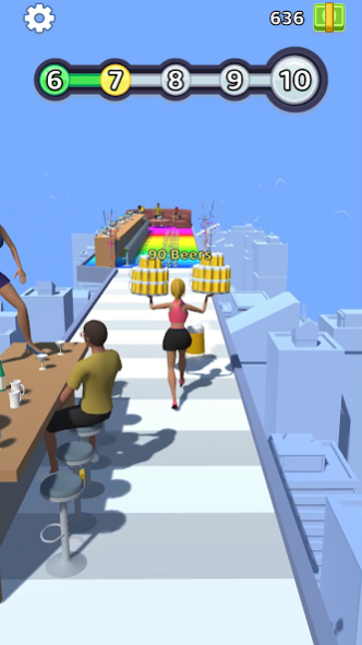 Waitress Run 3D 1.0 Screenshot