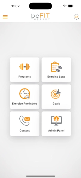 beFIT THERAPY  Screenshot