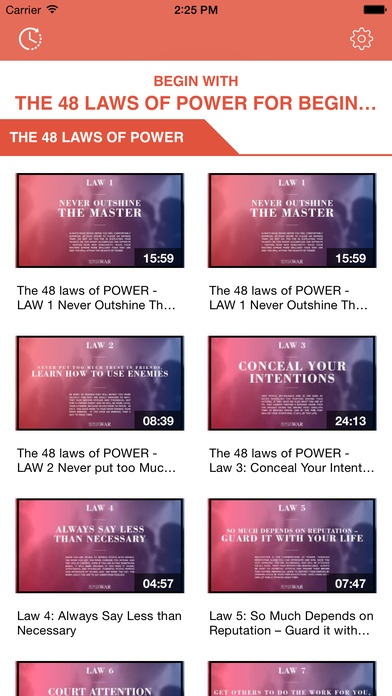 Begin With The 48 Laws Of Power Edition for Beginners 1.0 Screenshot