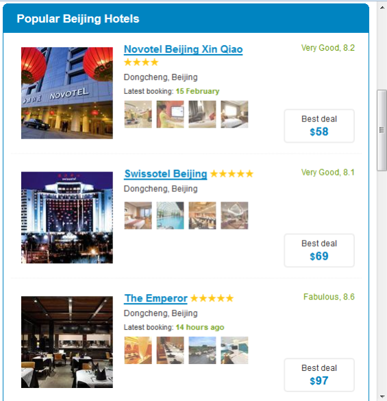 Beijing Hotels 28.0 Screenshot